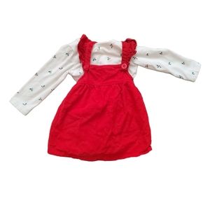 Baby Girl's Cat & Jack Christmas set